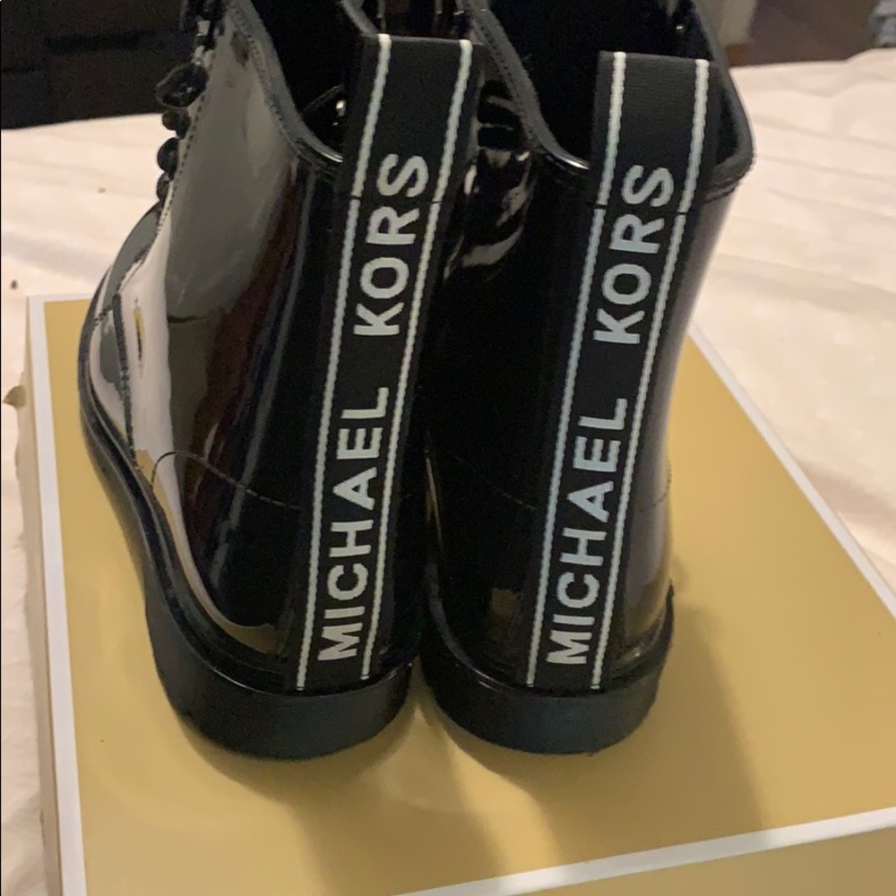 Michael Kors Combat Rain Boots